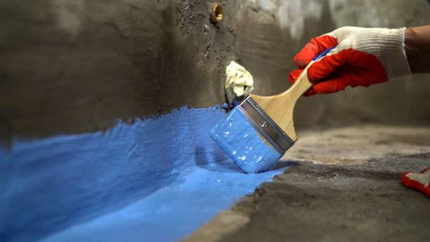 Commercial Waterproofing project at a Brooklyn, WI business property by SJ Waterproofing Pros